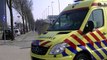 A1 Ambulance 22-107 Eindhoven met spoed vanaf het Catharina ziekenhuis naar onbekende melding.