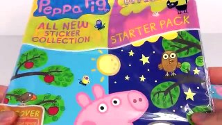 New  PEPPA PIG ENGLISH Collectible Panini Sticker Album Play with Opposites TOYS Video Review  2016