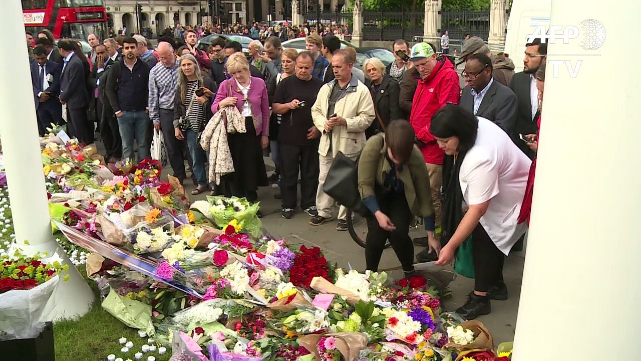 Londres: lágrimas, flores y silencio en vigilia por diputada