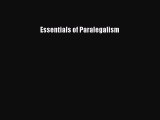 Read Book Essentials of Paralegalism ebook textbooks