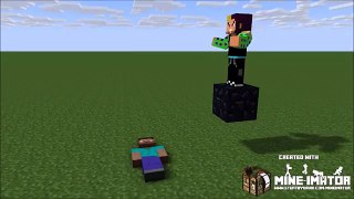 WWE Jeff Hardy Swanton Bombs Steve! Minecraft Animation
