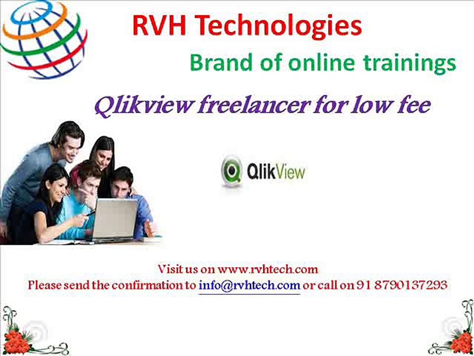 Qlikview freelancer for low fee cost by RVH Technologies