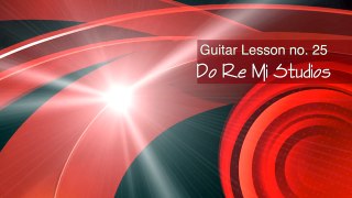 Do Re Mi Studios - Guitar Lesson 25