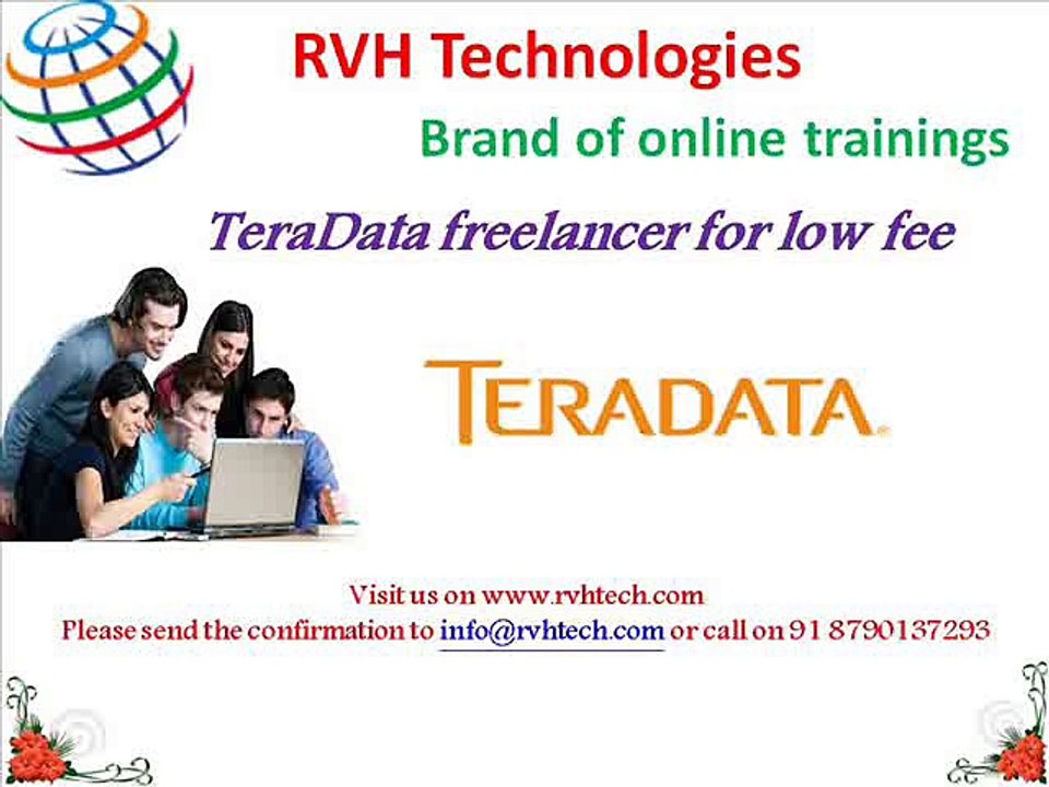 Teradata freelancer for low fee cost by RVH Technologies