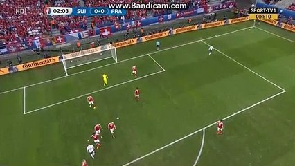 Xherdan Shaqiri Fantastic Pass - Switzerland vs France 0-0 *19.06.2016 HD