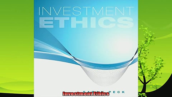 there is  Investment Ethics