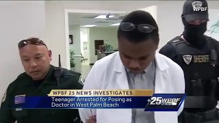 Florida teen arrested for posing as 25 year old doctor