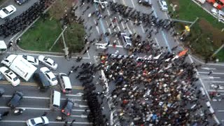 2006-11-29   Video of Seoul FTA protests from hotel room