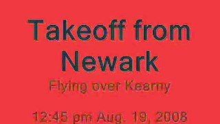 Takeoff over Kearny - 19 Aug 2008