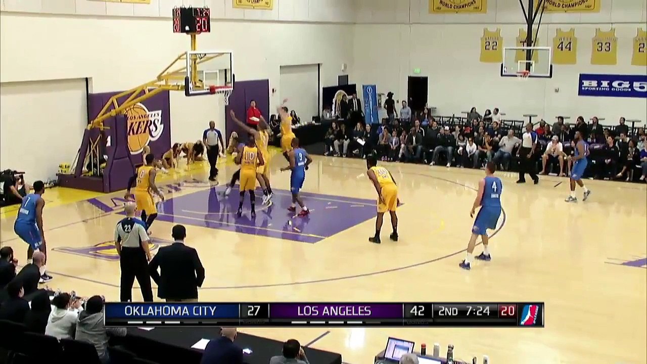 Kameron Woods posts 11 points & 10 rebounds vs. the D-Fenders, 2/4/2016