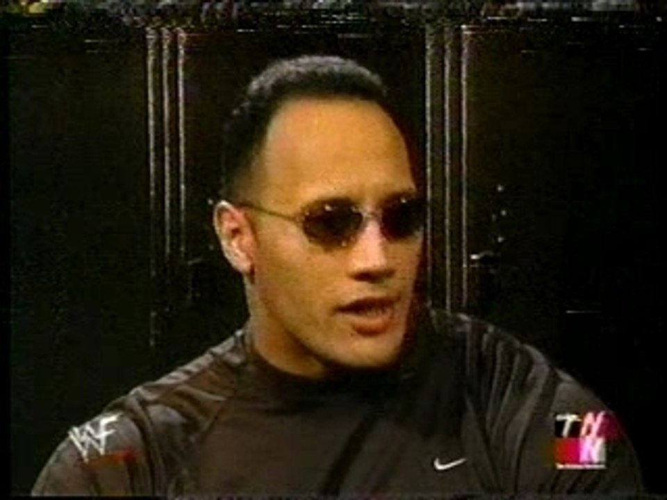 The Rock's Interview with Michael Cole about RR '01