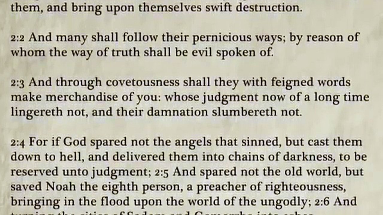 2 Peter - King James Bible (New Testament)