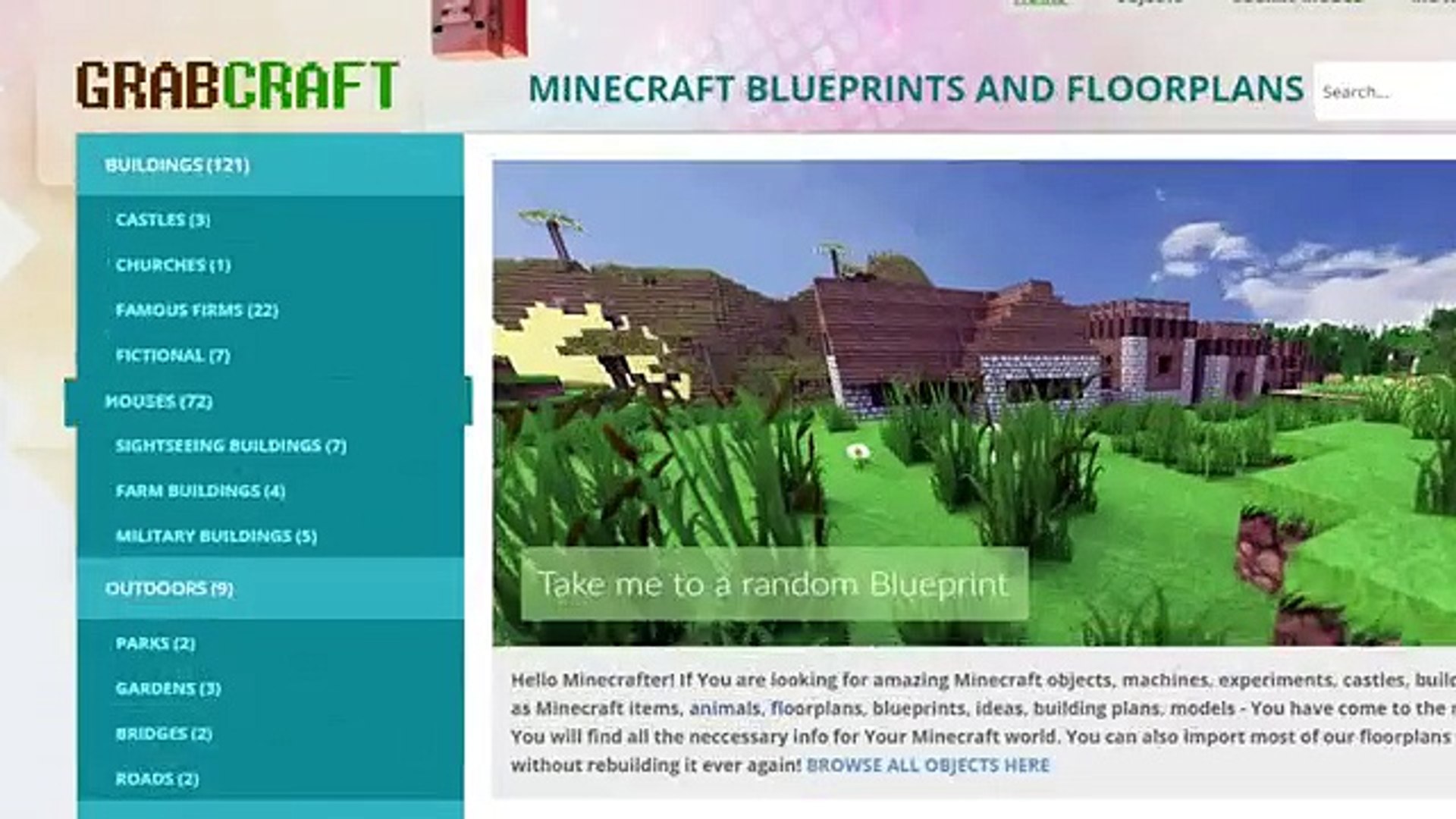 awesome minecraft building blueprints