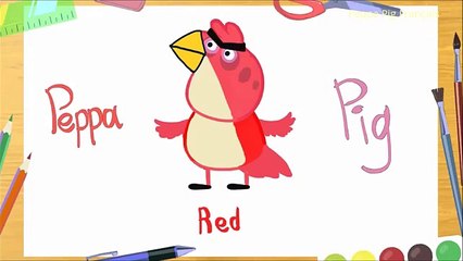 ANGRY PEPPA! Peppa Pig en Francaisl Se Disfraza Angry Birds PERSONAJES Cartoon Kids Animation