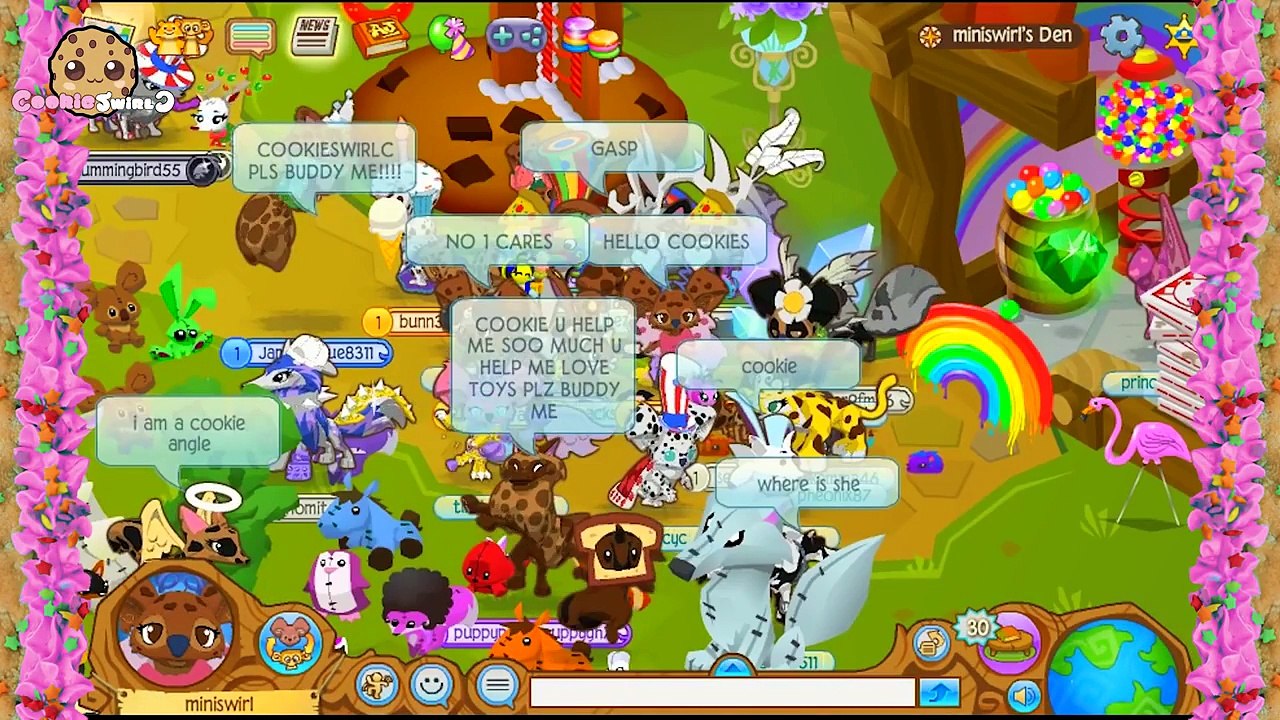 Cookieswirlc Animal Jam Online Game Play with Cookie Fans !!!! Random Fun   - video Dailymotion