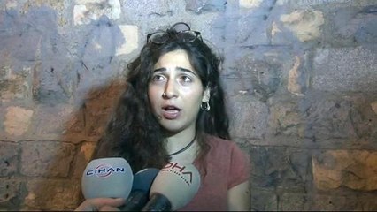 Firuzğa'daki dehşeti anlattı: İnsanların üzerine cam şişeler fırlattılar