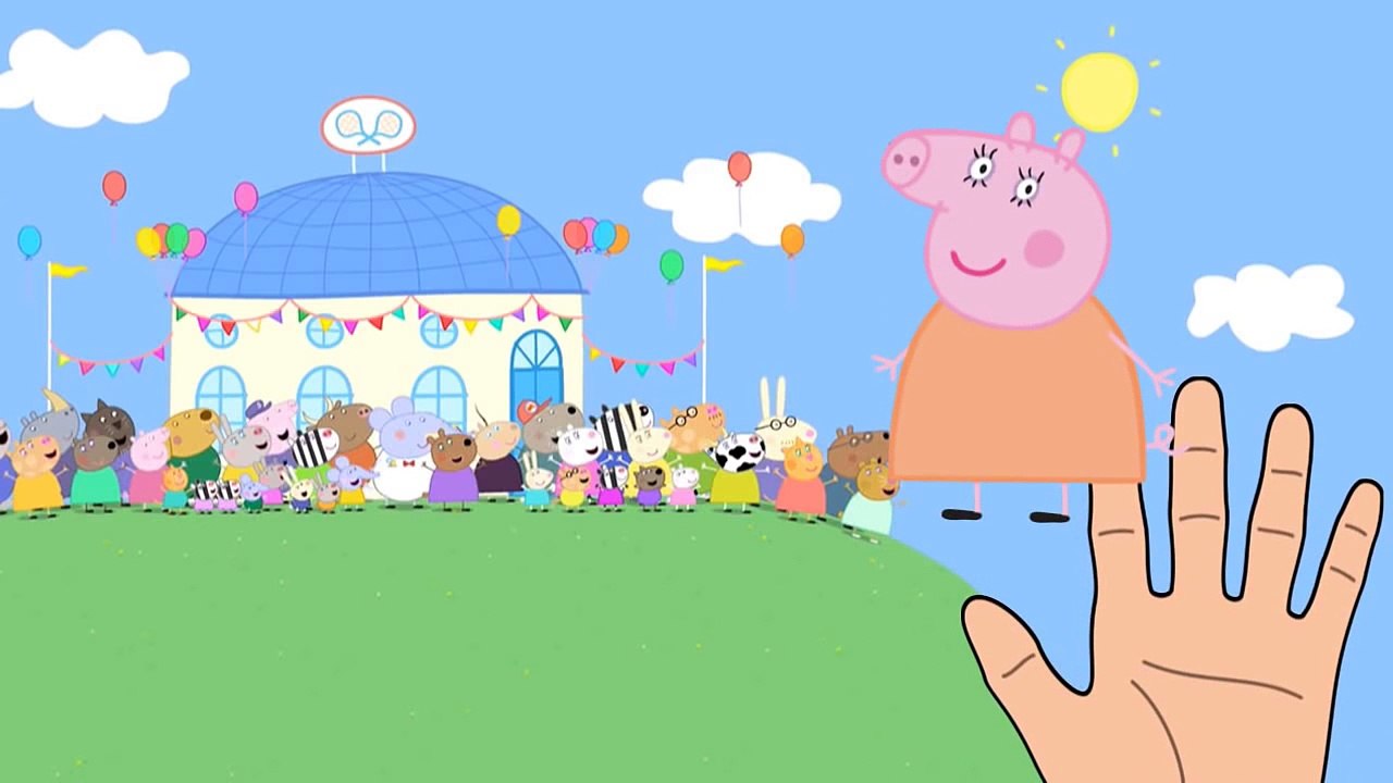 Семья пальчиков Свинка Пеппа. Finger Family Peppa Pig Song. Пеппа пальчики.