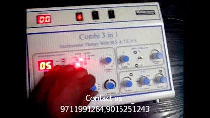 Electrotherapy Equipment combination therapy Demo In Delhi By Physio Yantra