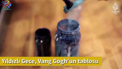 Van Gogh'un tablosu ebruyla buluştu