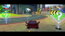 FUNNY Lightning McQueen Cars 2 & his friends Tow Mater Francesco Bernoulli Drifts Races !