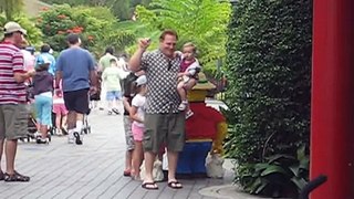 Daddy and Bella at Leoland for the first time 7-27-08