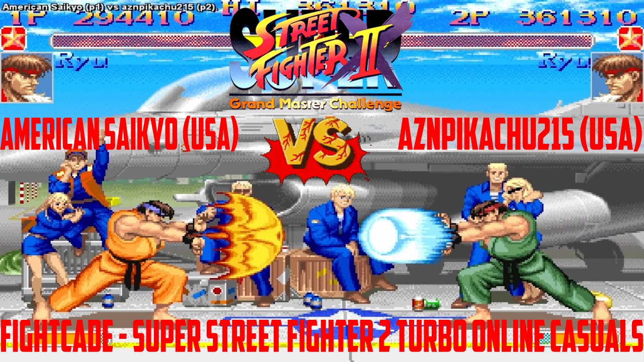 Fightcade [HD] - American Saikyo (USA) vs. aznpikachu215 (USA) - Super SF II Turbo Online Casuals