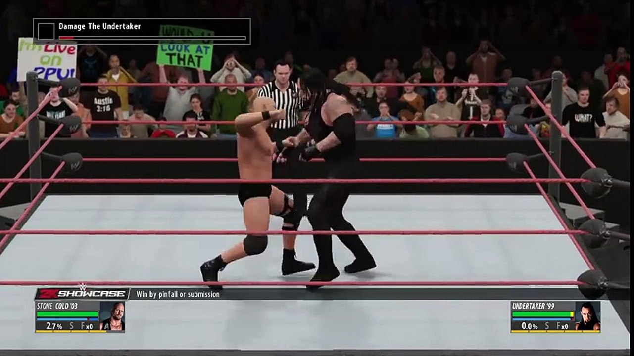 “Stone Cold“ vs. The Undertaker (Fully Loaded 1999)׃ WWE 2K16 2K Showcase walkthrough - Part 19