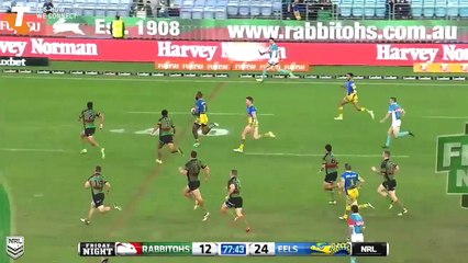 L'essai de 95m de Semi Radradra en NRL