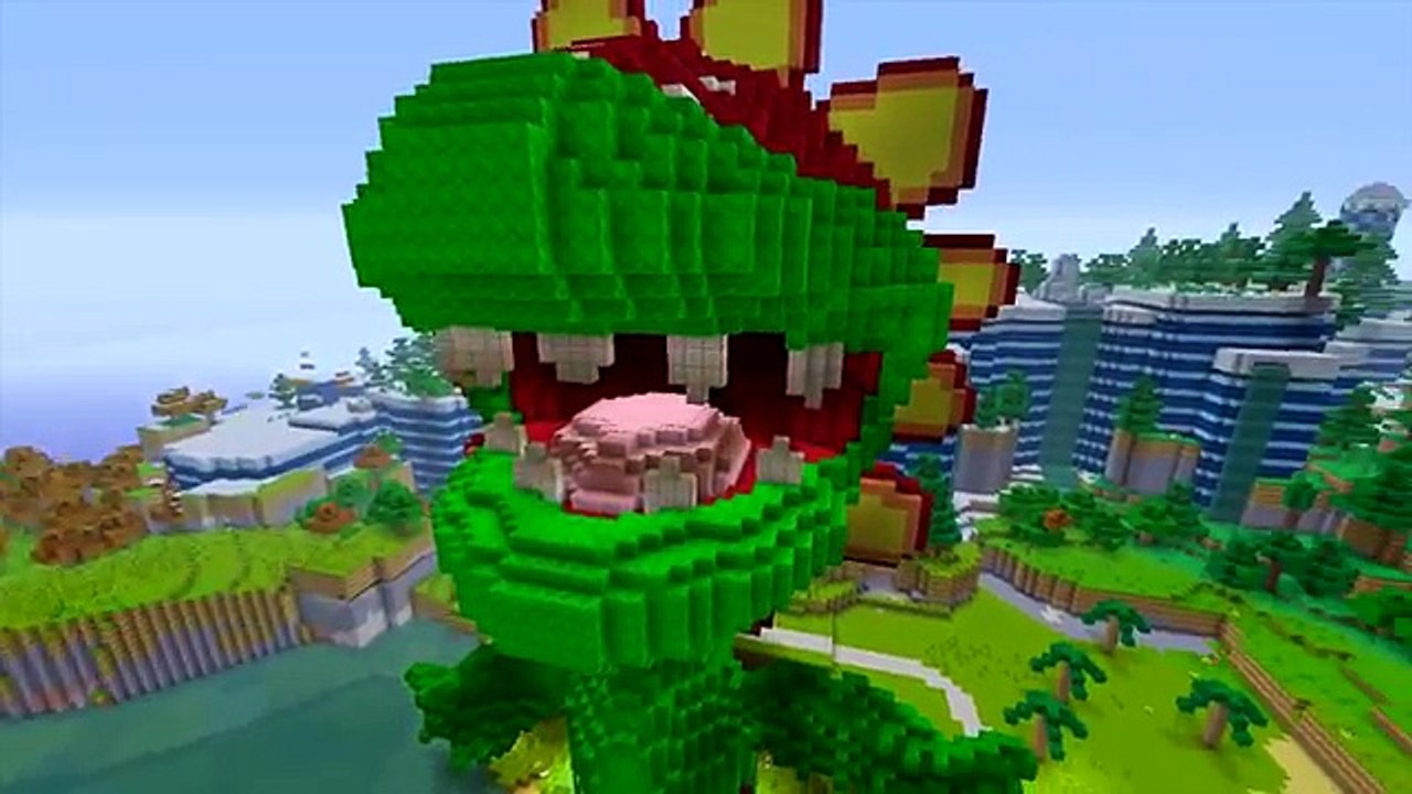 Minecraft Wii U - Super Mario Series - Evil King Mushroom!