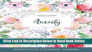 Read Adult Coloring Journal: Anxiety (Nature Illustrations, La Fleur)  Ebook Free