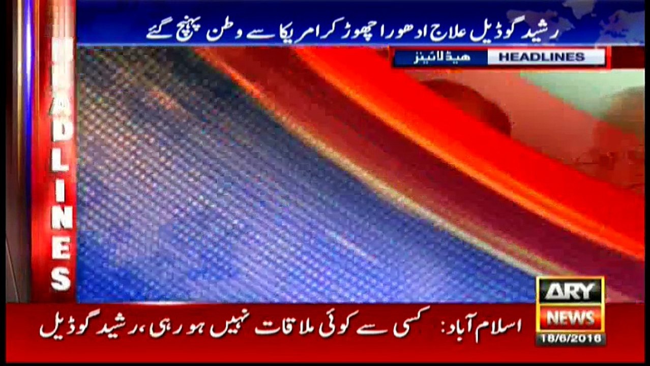 Headlines - 1600  - 18th June 2016