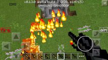 Deson Gun Mod (flanes mod) Block launcher Minecraft PE 13.X