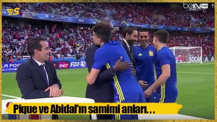 Abidal ile Pique çok samimi!