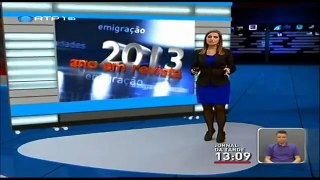 Estela Machado no Jornal da Tarde - RTP1 (29-12-2013)