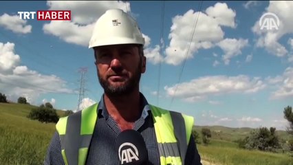 Yüksek gerilim hatlarının 'cambaz'ları