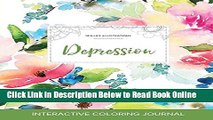Download Adult Coloring Journal: Depression (Sea Life Illustrations, Pastel Floral)  Ebook Online