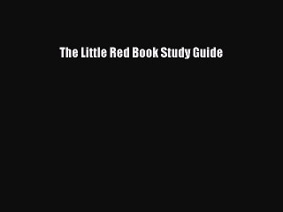 Read Books The Little Red Book Study Guide E-Book Download