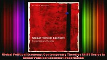 READ book  Global Political Economy Contemporary Theories RIPE Series in Global Political Economy Full EBook