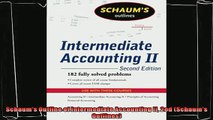 different   Schaums Outline of Intermediate Accounting II 2ed Schaums Outlines