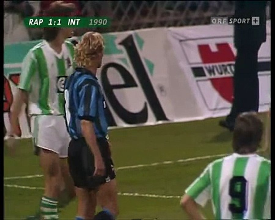 1990-91 (32' And UEFA - 19-09-90) Rapid Vienna-INTER 2-1 [Matthaus,Pfeifenberger,Keglevits] Gol 2-1