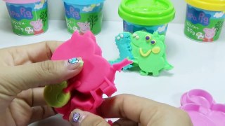 Peppa pig stop motion play doh make peppa english with play doh videos