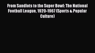 Read From Sandlots to the Super Bowl: The National Football League 1920-1967 (Sports & Popular