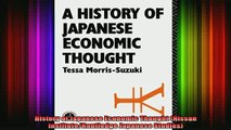 READ book  History of Japanese Economic Thought Nissan InstituteRoutledge Japanese Studies Full EBook