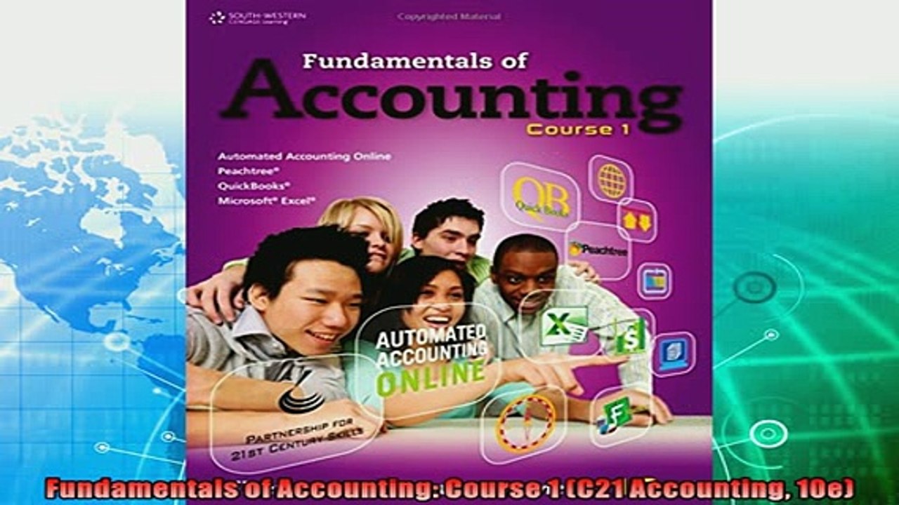 different   Fundamentals of Accounting Course 1 C21 Accounting 10e