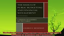 there is  The Basics of Public Budgeting and Financial Management A Handbook for Academics and
