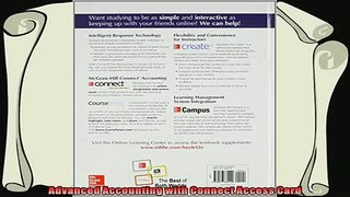 complete  Advanced Accounting with Connect Access Card
