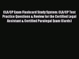 Read Book CLA/CP Exam Flashcard Study System: CLA/CP Test Practice Questions & Review for the