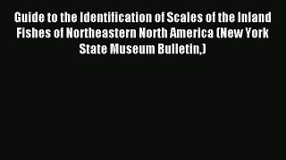 Download Guide to the Identification of Scales of the Inland Fishes of Northeastern North America