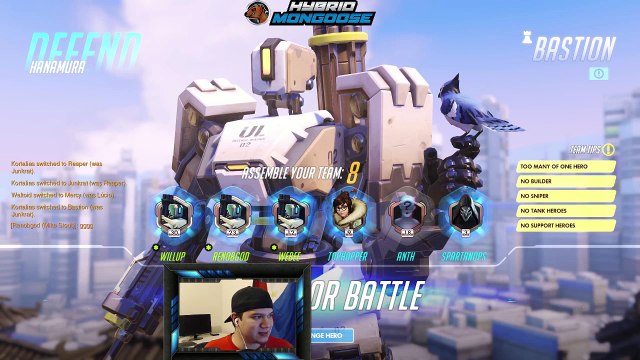 Overwatch Stream Highlights - 20 Player Kill Streak - Triple Reinhardt - EP1