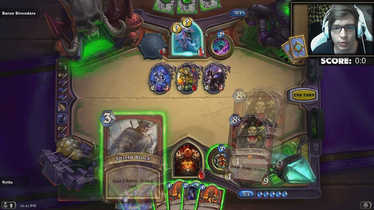 Let's Play Hearthstone: Der Fluch von Naxxramas [HEROIC] #24 ● Militärviertel - Baron Rivendare